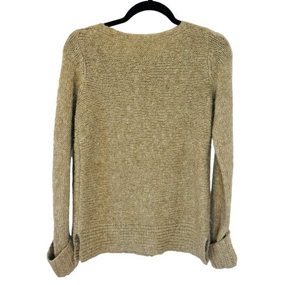 CLub Monaco Brown Alpaca Wool Neutral Sweater SZ small - Picture 4 of 11